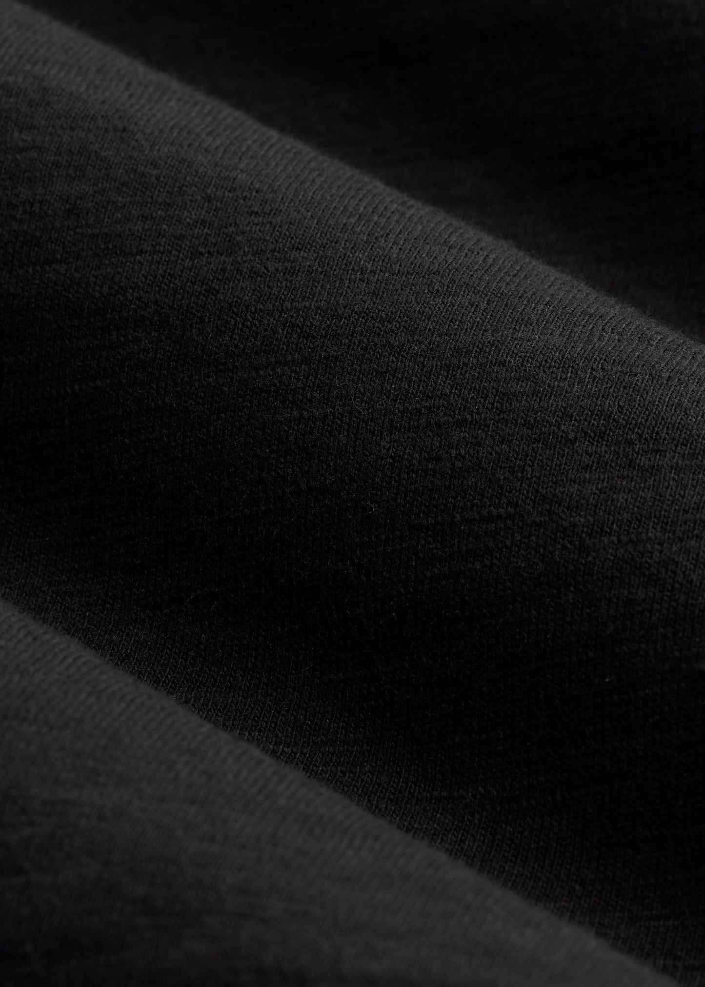 Slub Self Collar Polo Shirt for Tall Men in Black