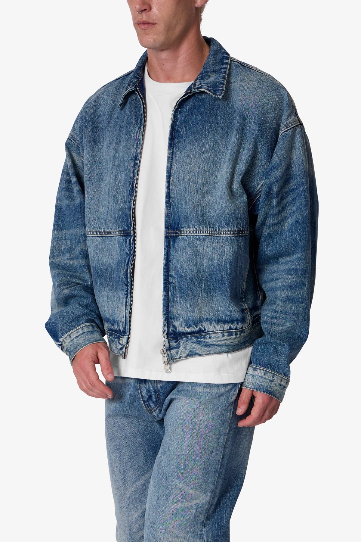 Denim Chore Coat - Vintage Blue