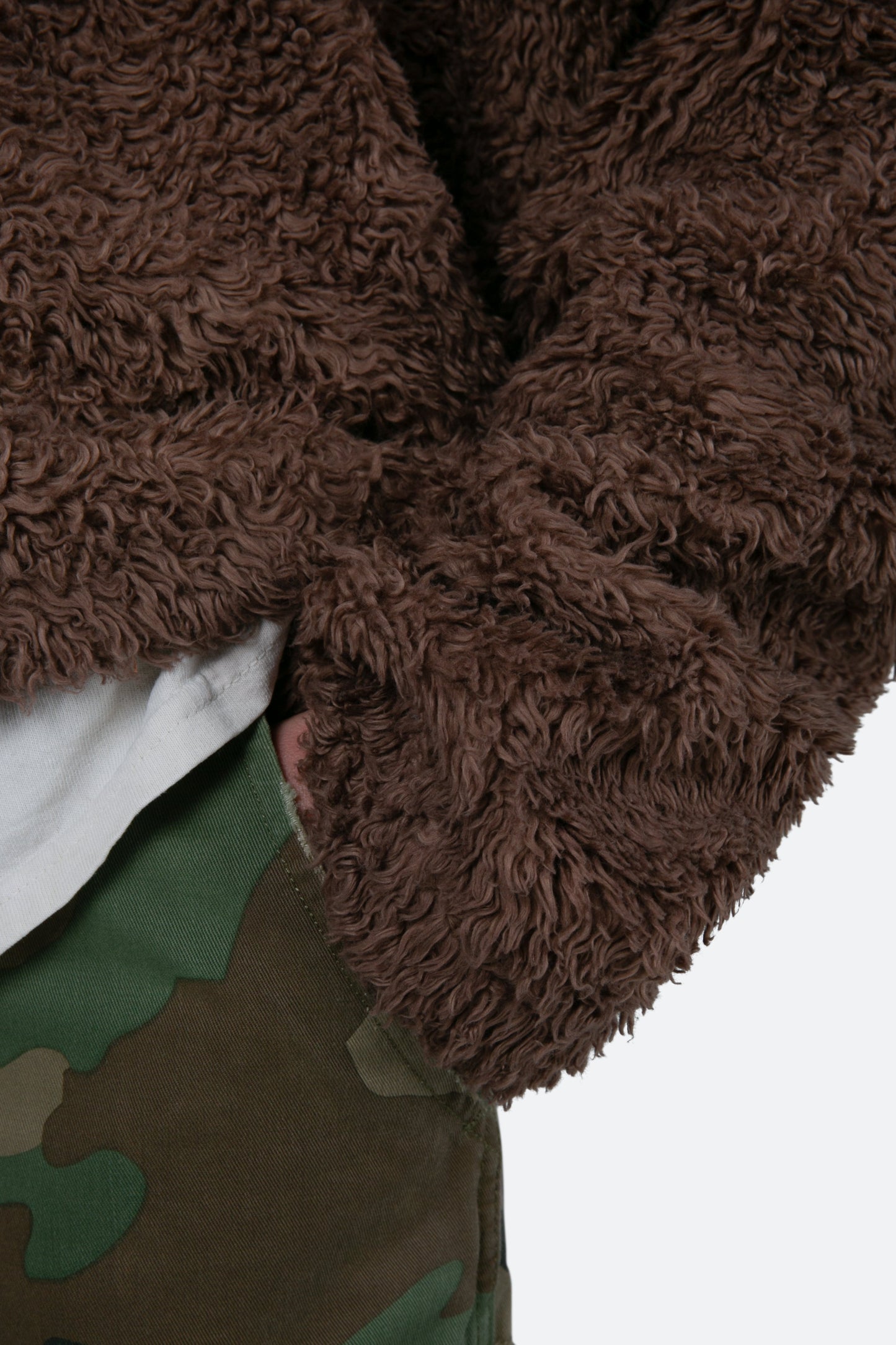 Sherpa Pullover - Brown