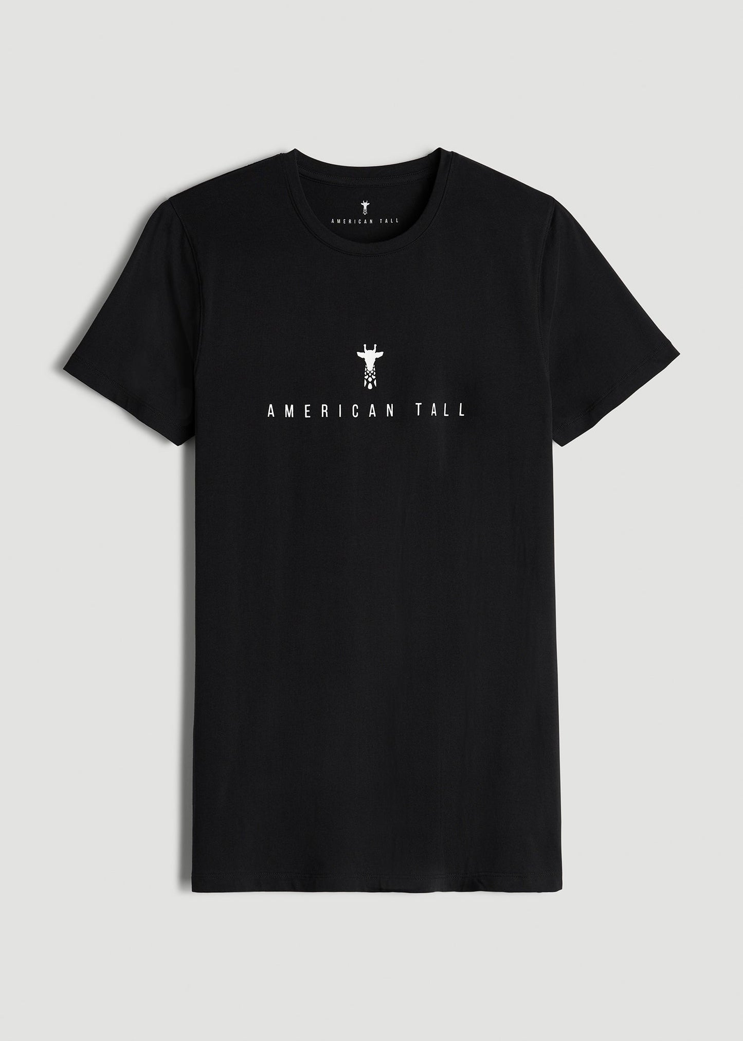 Regular Corporate Logo Tee for Men in Black