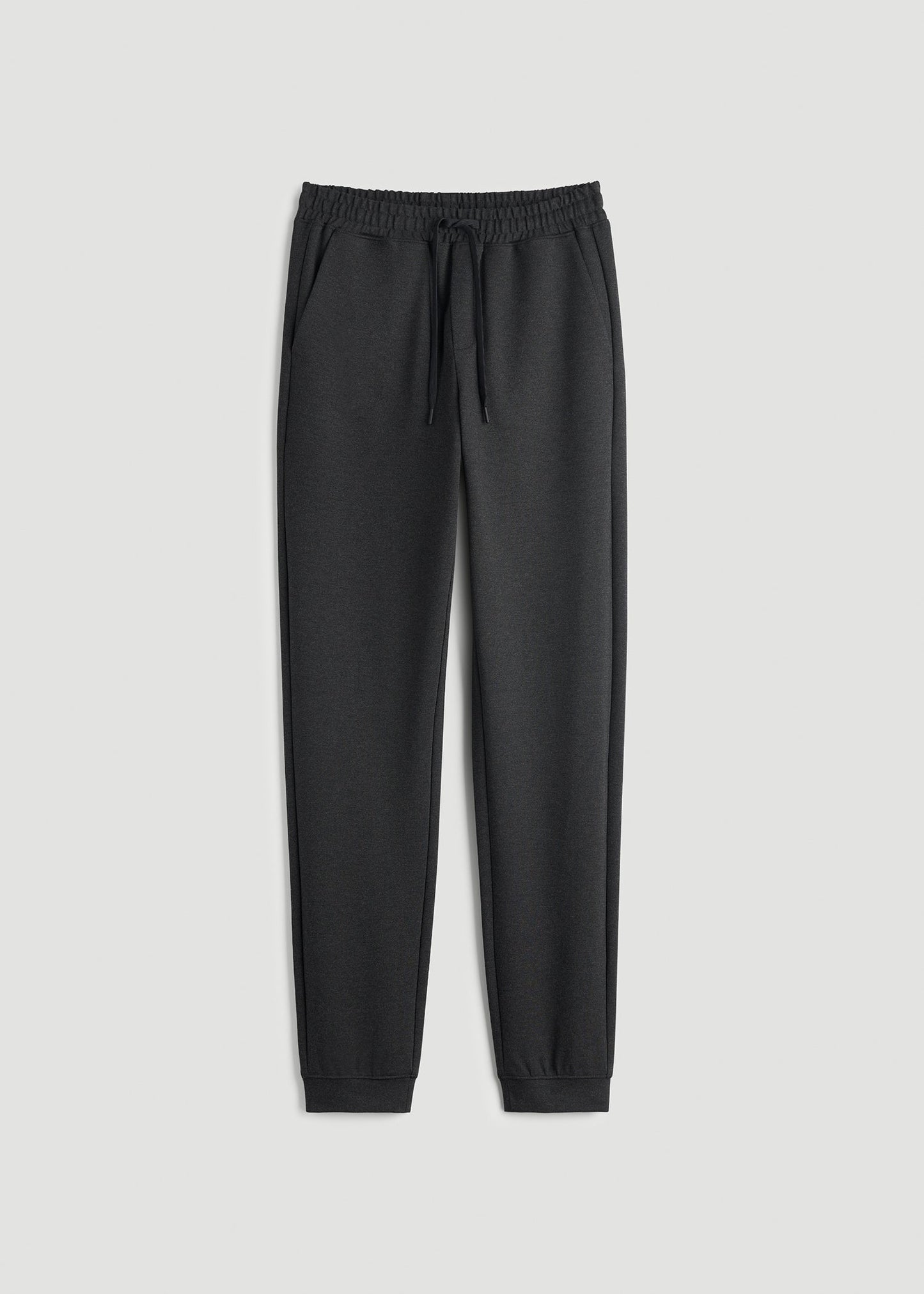 Flex Ponte Jogger for Tall Men in Dark Charcoal Heather