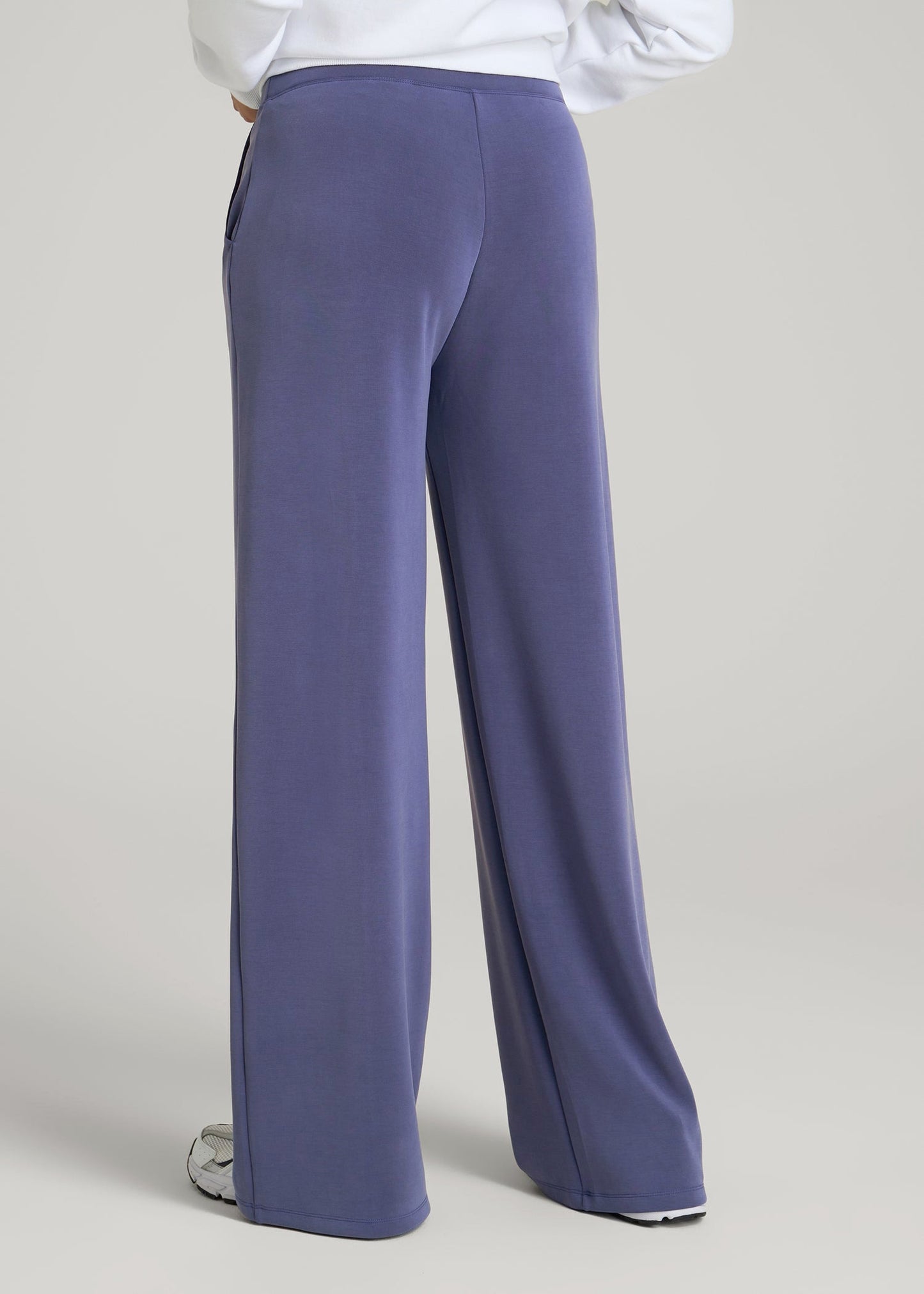 Soft Motion Wide Leg Ultra High Rise Pant for Tall Women in Future Dusk