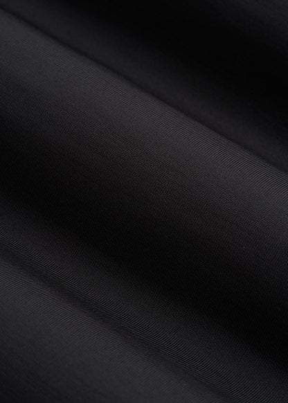 Short Sleeve Crewneck Tee for Tall Women in Black