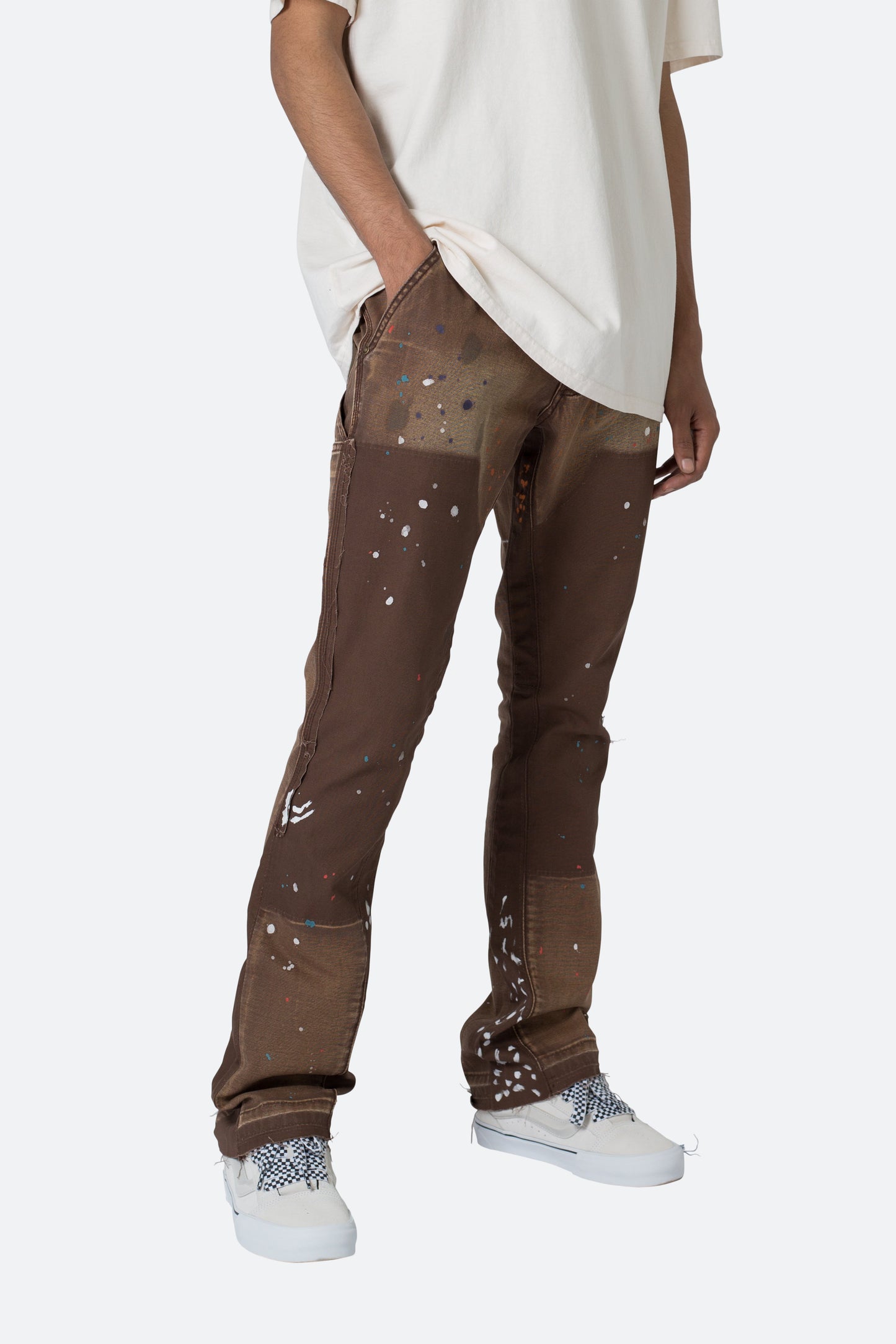 B243 Flare Denim - Chocolate