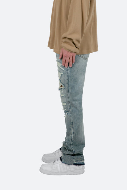 B469 Flare Denim - Blue