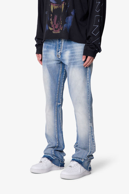 B484 Flare Denim - Blue