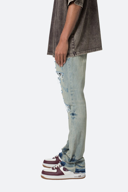 B568 Flare Denim - Vintage Blue