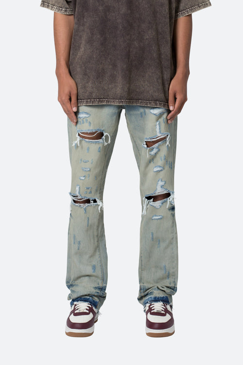 B568 Flare Denim - Vintage Blue
