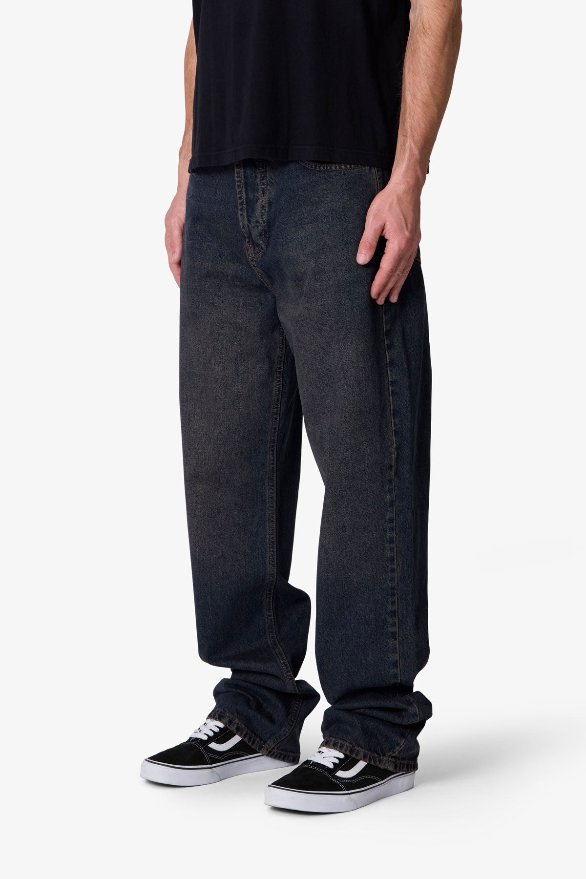 Baggy Denim - Washed Brown