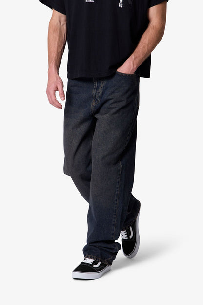 Baggy Denim - Washed Brown