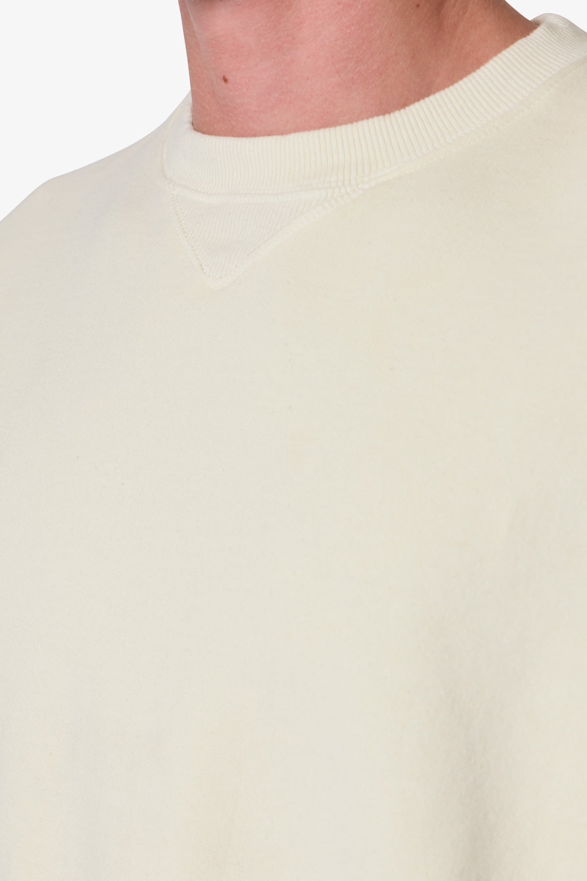 Cropped Crewneck - Off White