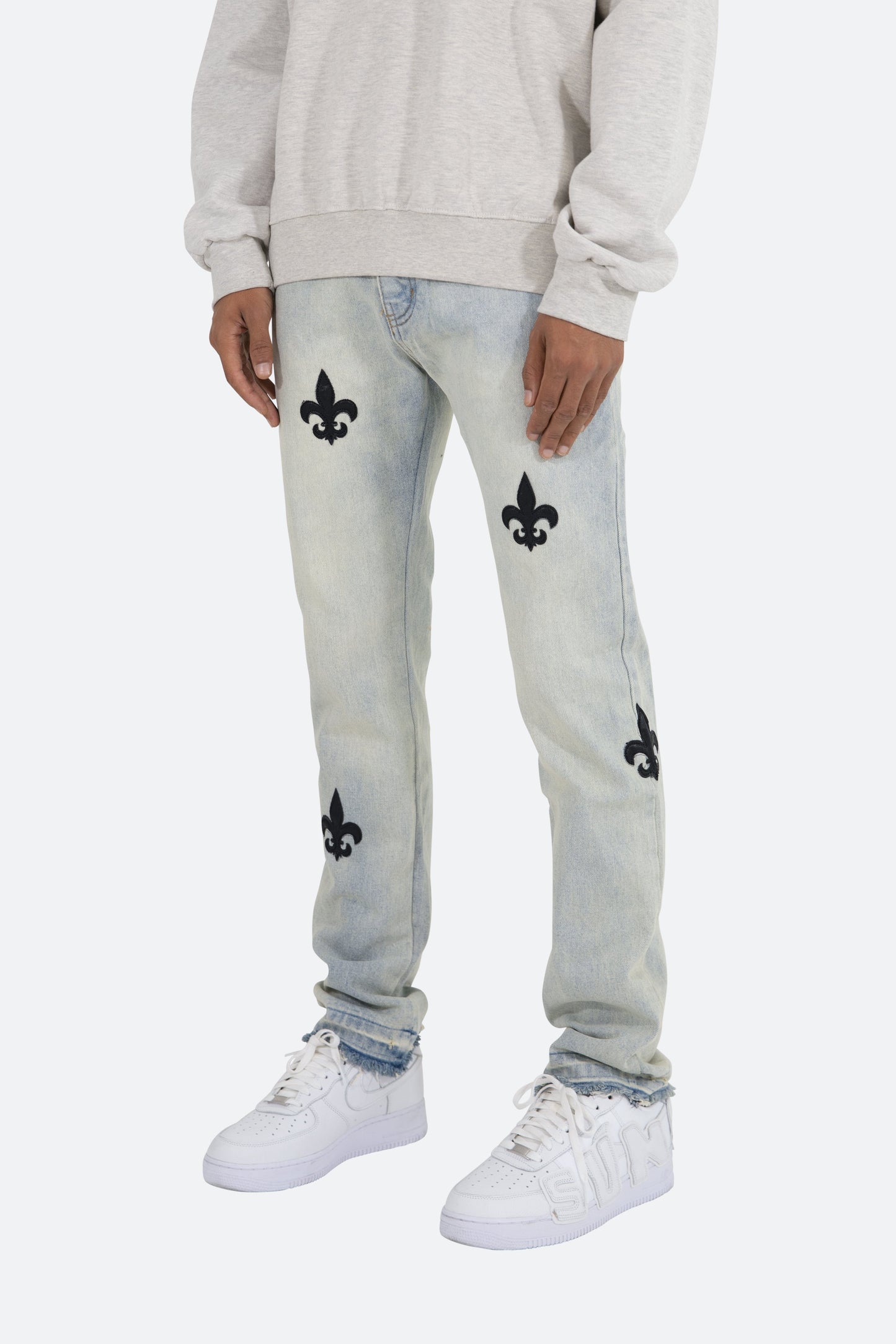 D112 Fleur Straight Denim - Blue