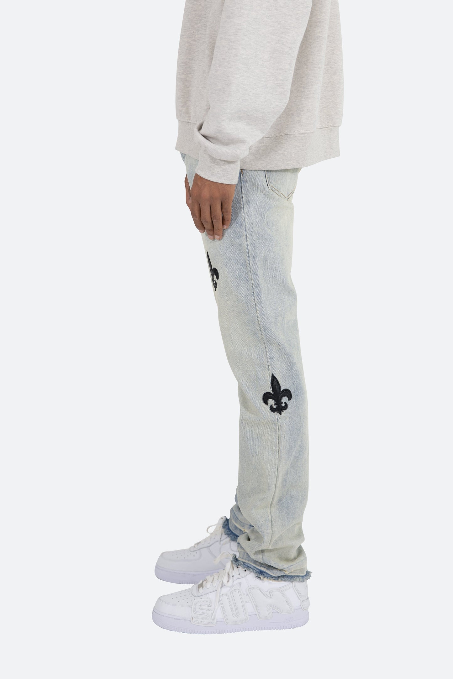 D112 Fleur Straight Denim - Blue