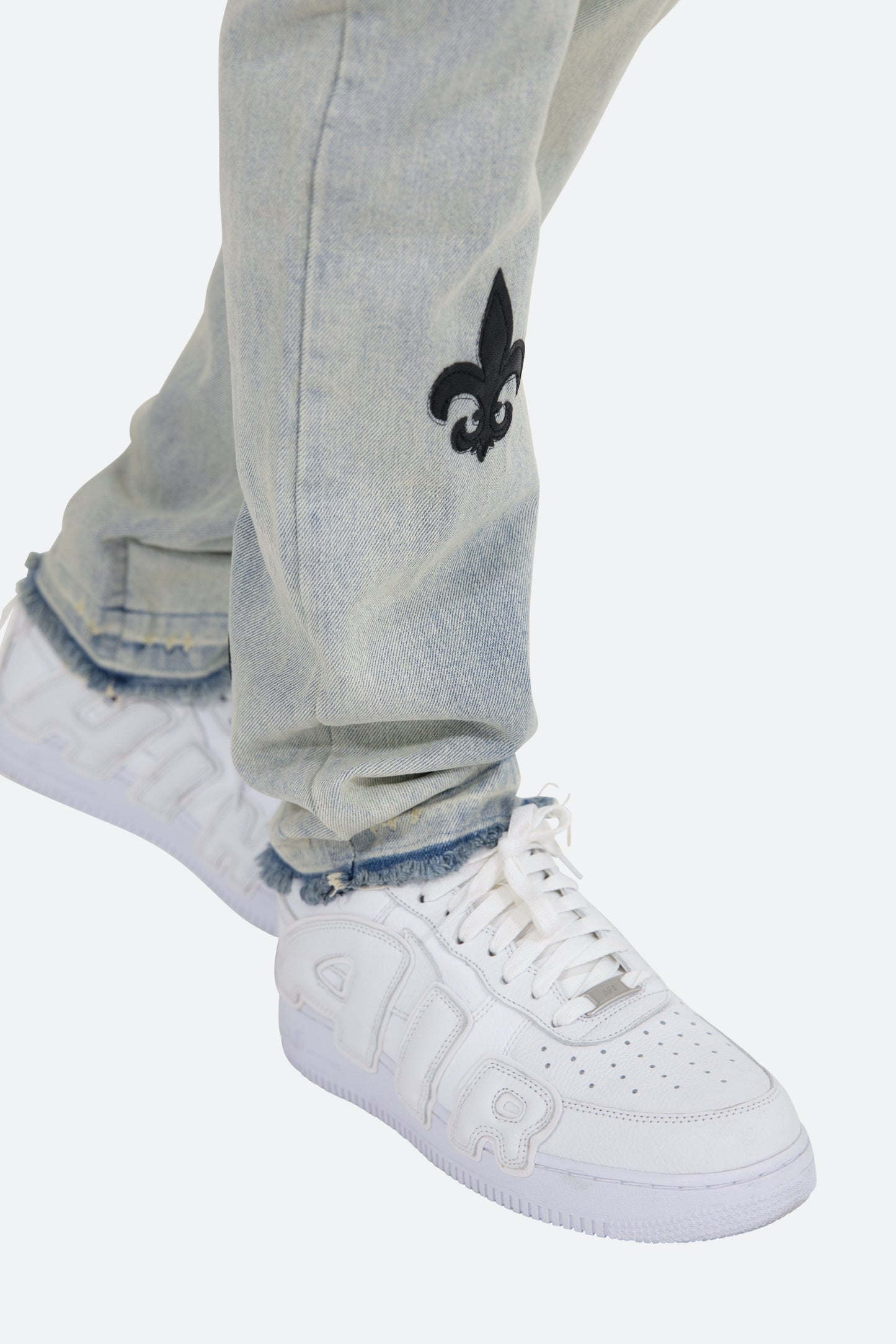 D112 Fleur Straight Denim - Blue