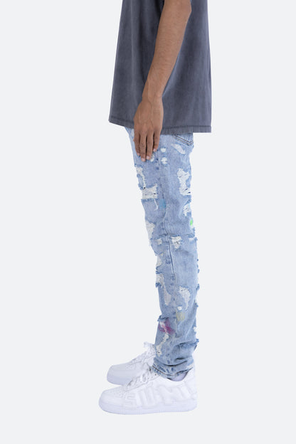 D276 Straight Denim - Blue