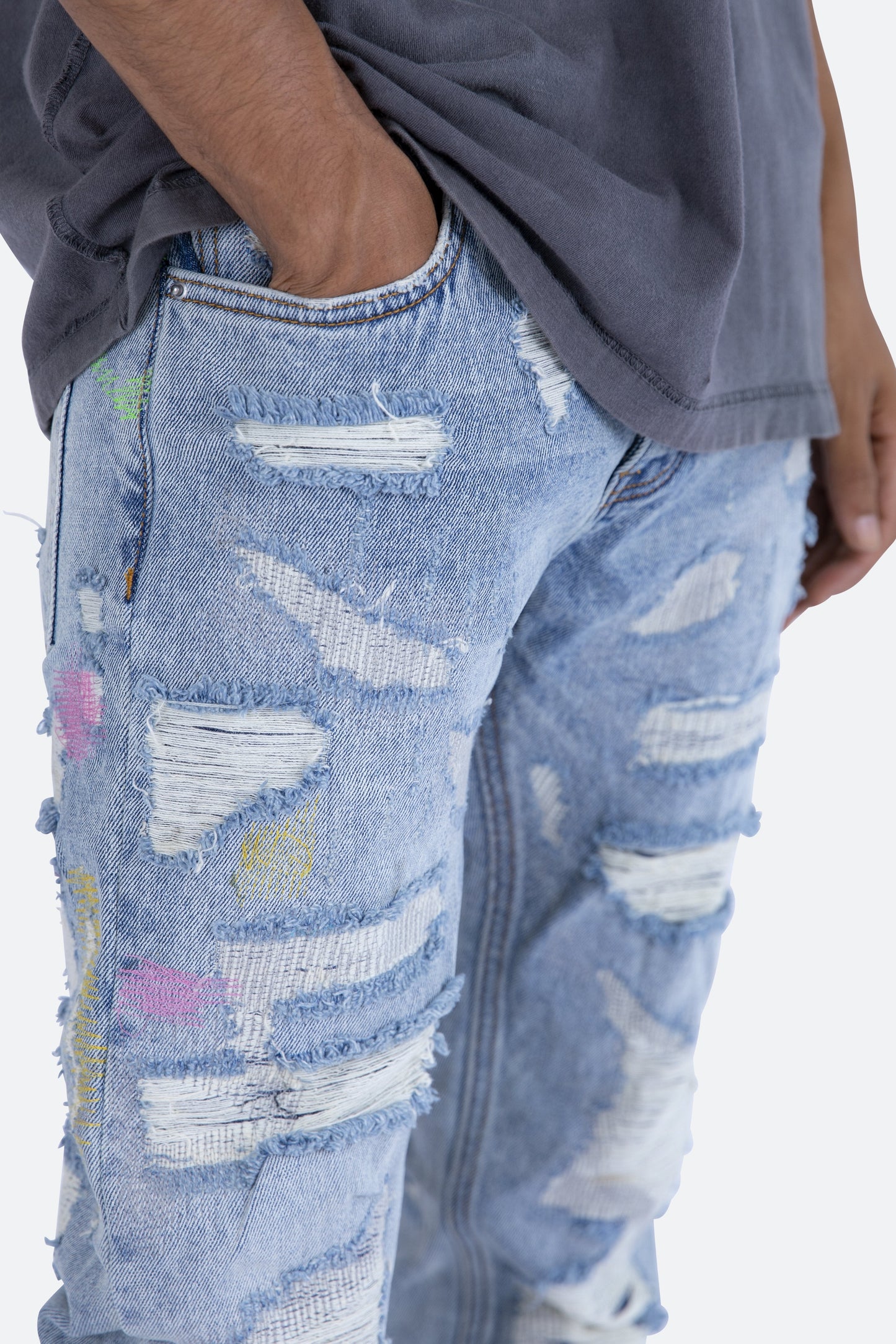 D276 Straight Denim - Blue