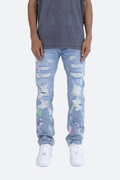 D276 Straight Denim - Blue
