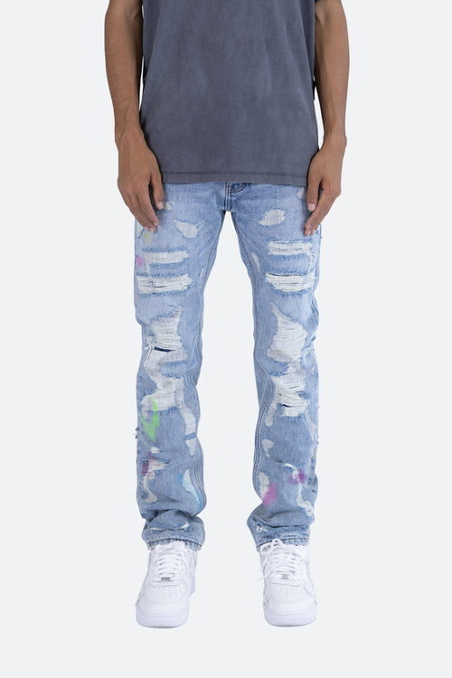 D276 Straight Denim - Blue