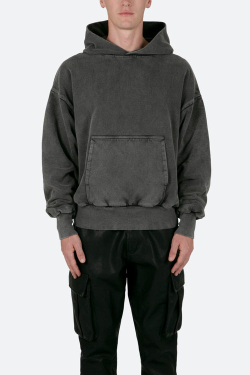 Double Layer Hoodie - Vintage Black