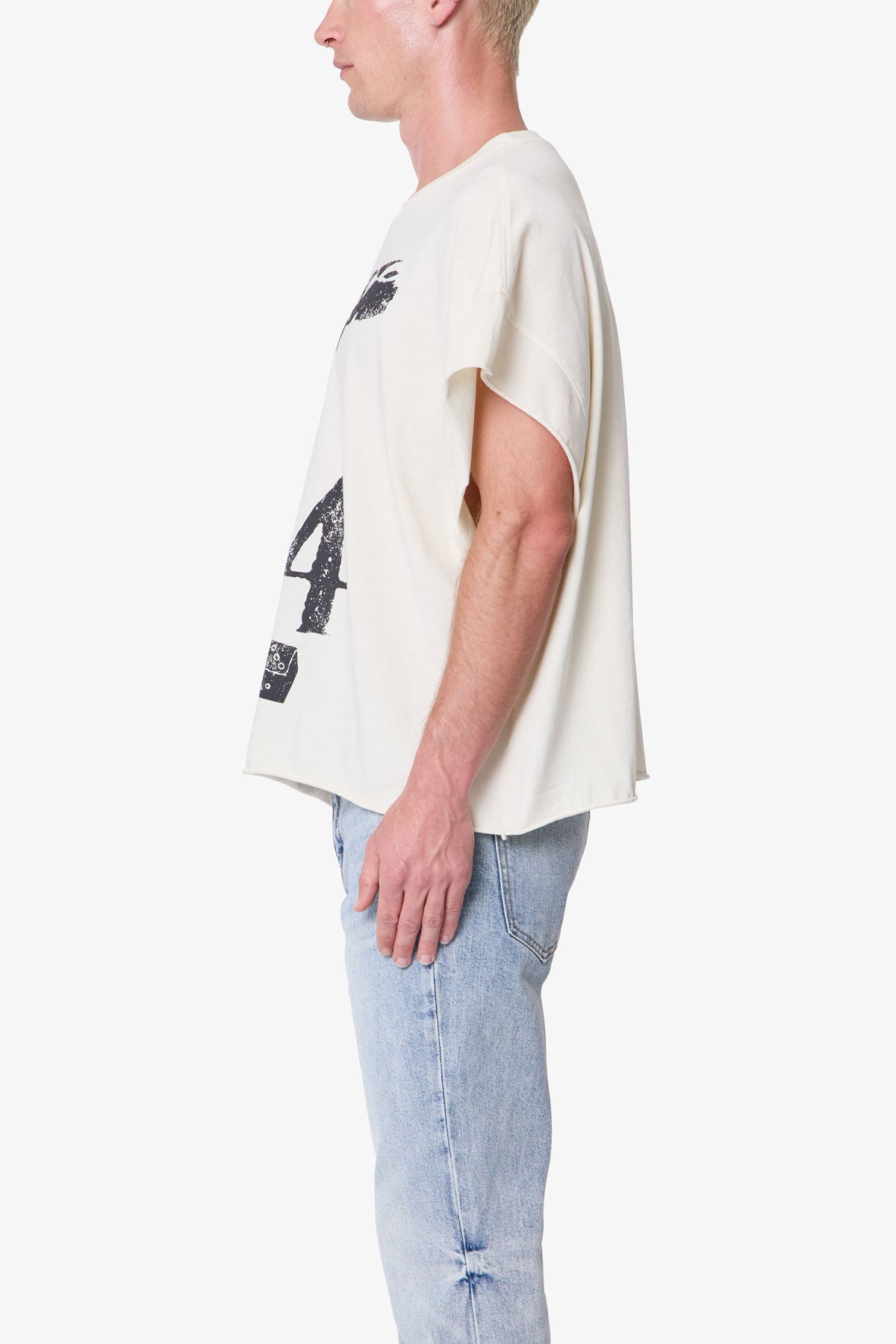 Gamble Cutoff Tee - Off White