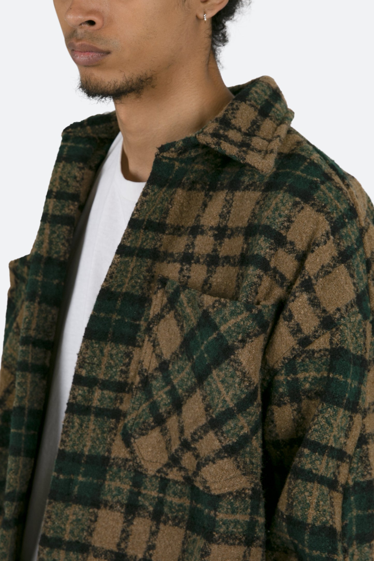 Heavyweight Woven Flannel - Green/Black