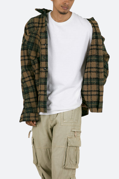 Heavyweight Woven Flannel - Green/Black