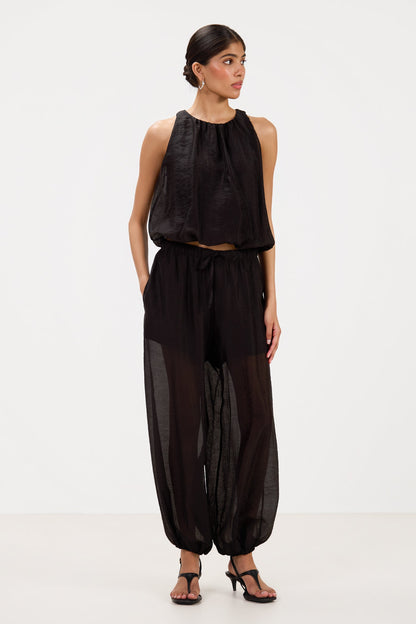 Jemima Balloon Trousers  | Black