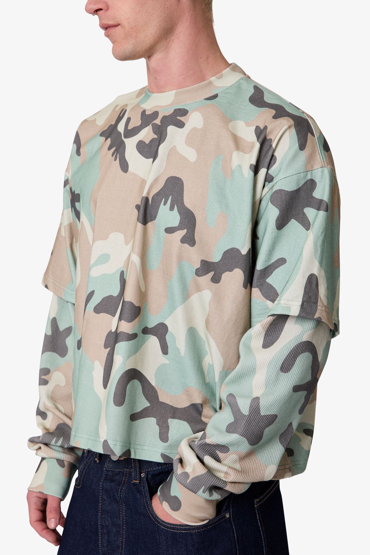 Layered Thermal L/S Tee - Camo