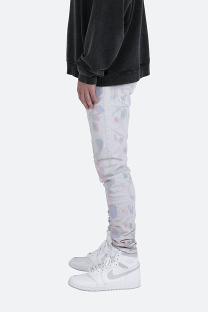 M363 Painted Slim Denim - Off White