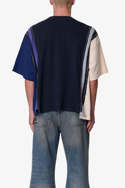 Multi Paneled Track Tee - Multi