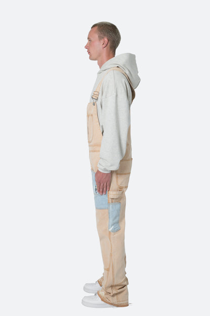 Painter Flare Overalls - Khaki