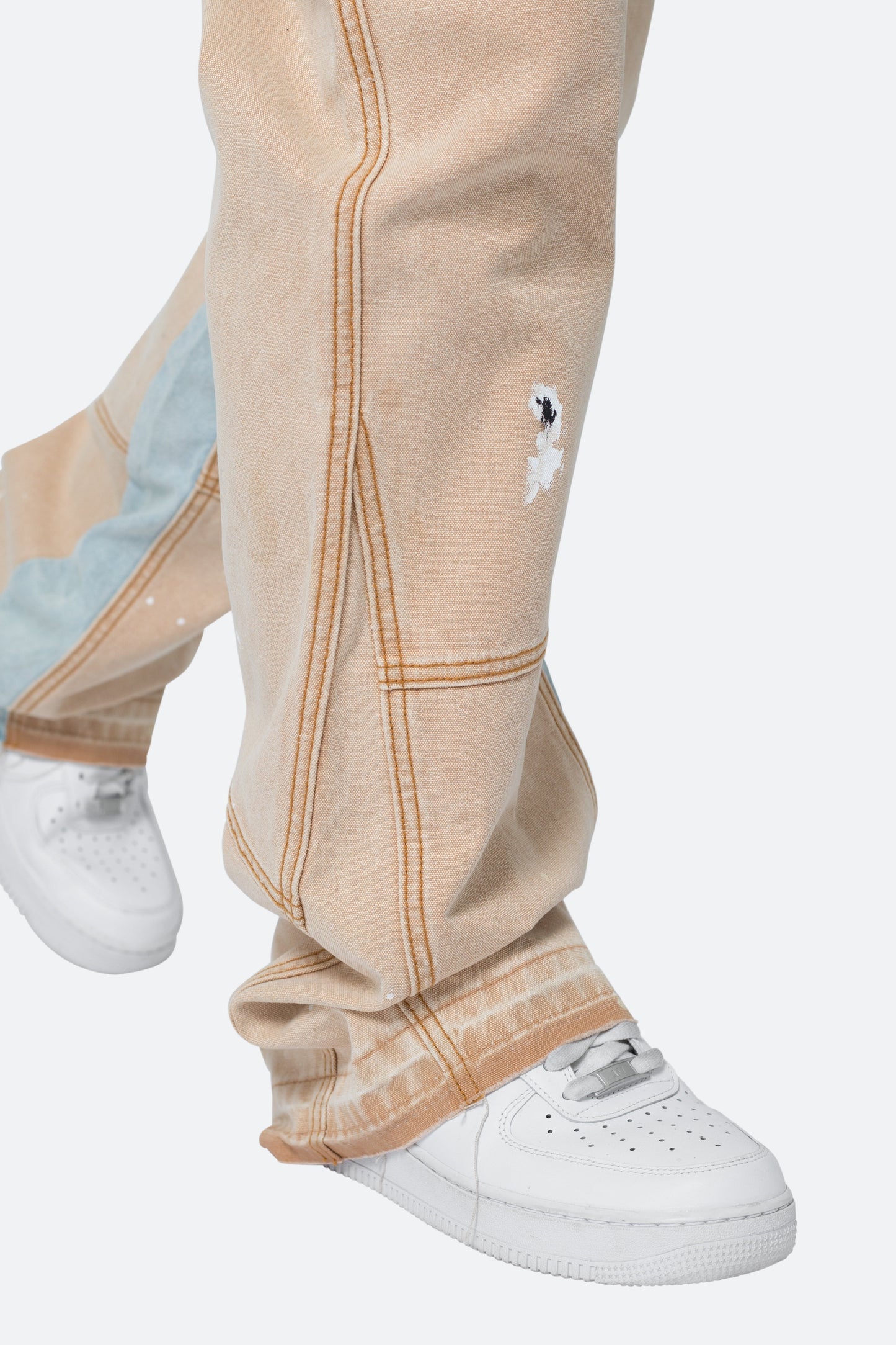 Painter Flare Overalls - Khaki
