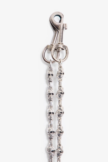 Skull Wallet Chain - Silver