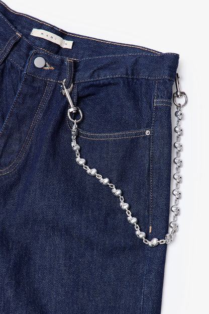 Skull Wallet Chain - Silver
