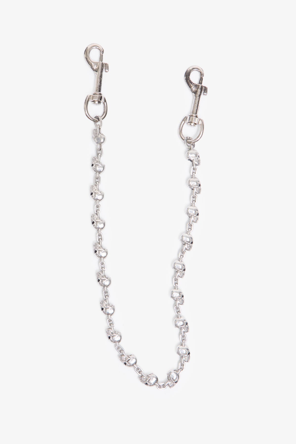 Skull Wallet Chain - Silver