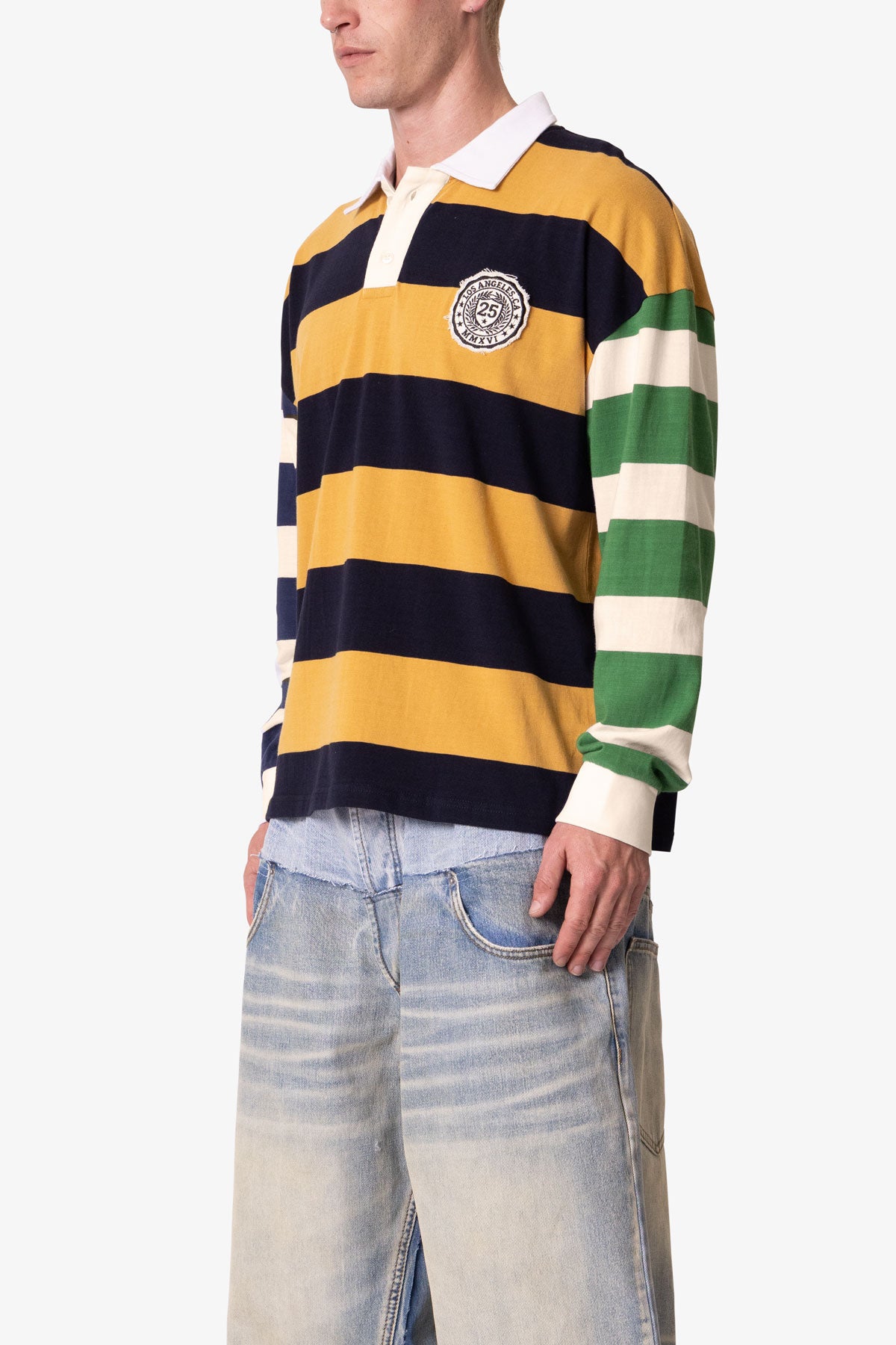 Striped Rugby L/S Shirt - Multi