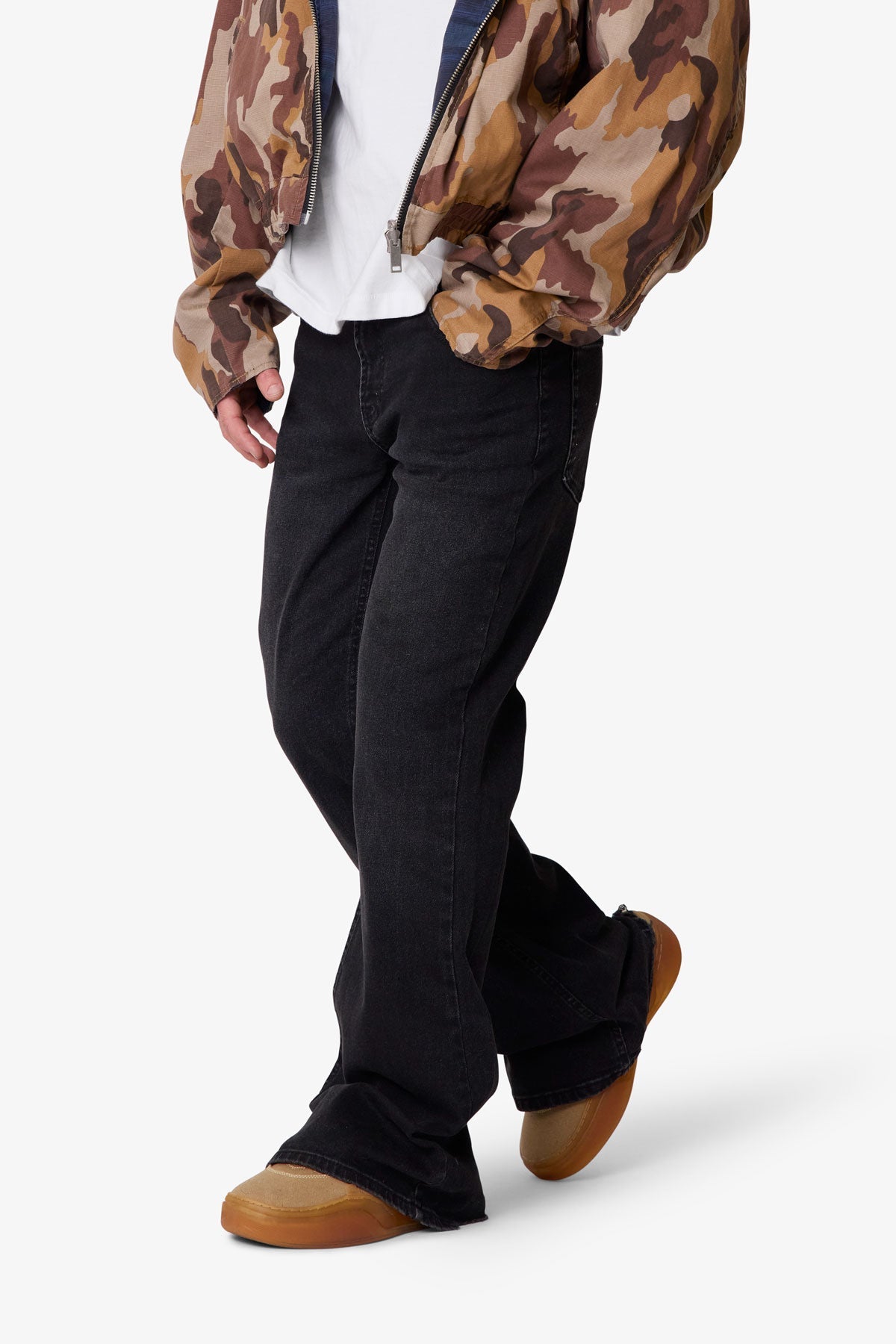 Super Flare Denim - Western Black