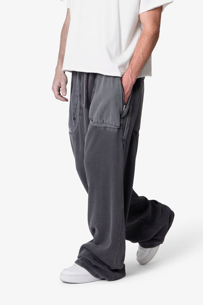 Thermal Cargo Sweatpants - Grey