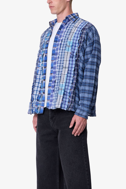 Tuxedo Vintage Flannel Shirt - Blue/Multi