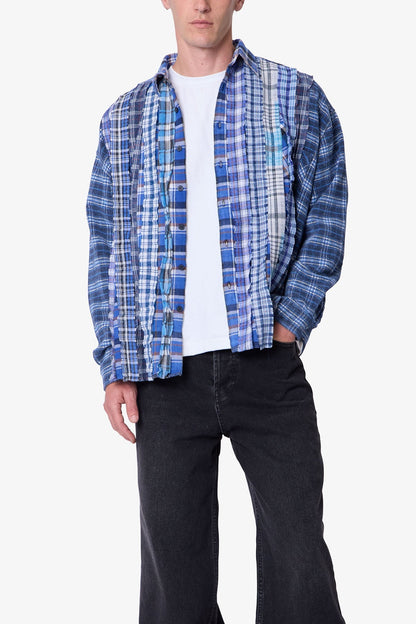 Tuxedo Vintage Flannel Shirt - Blue/Multi