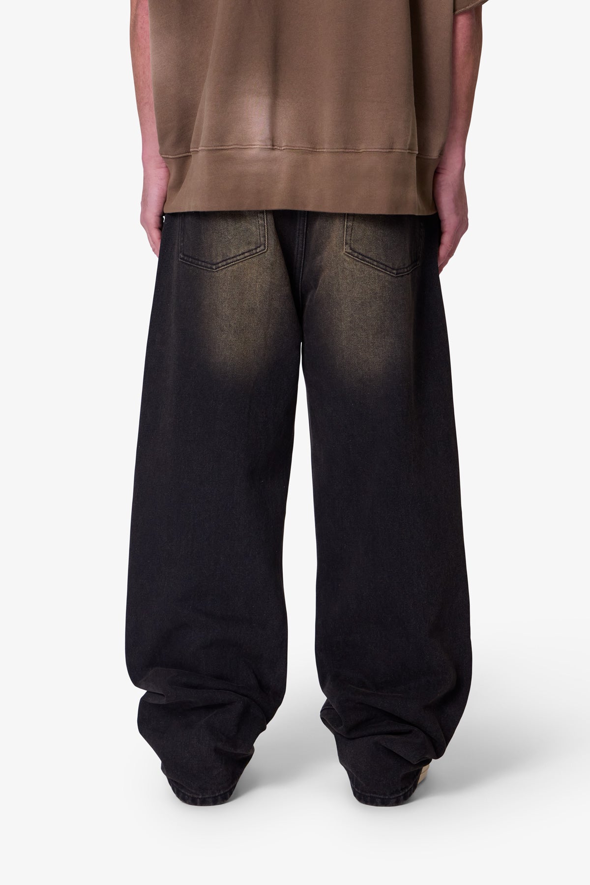 Ultra Baggy Dried Denim - Washed Black