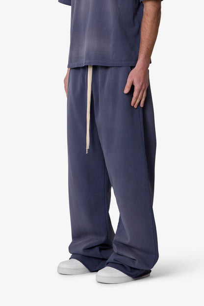 Ultra Baggy Fleece Sweatpants - Washed Navy