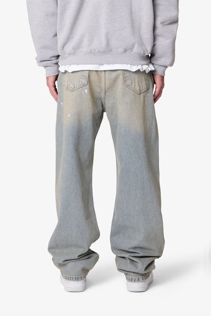 Ultra Baggy Painter Denim - Light Sand Washed Blue