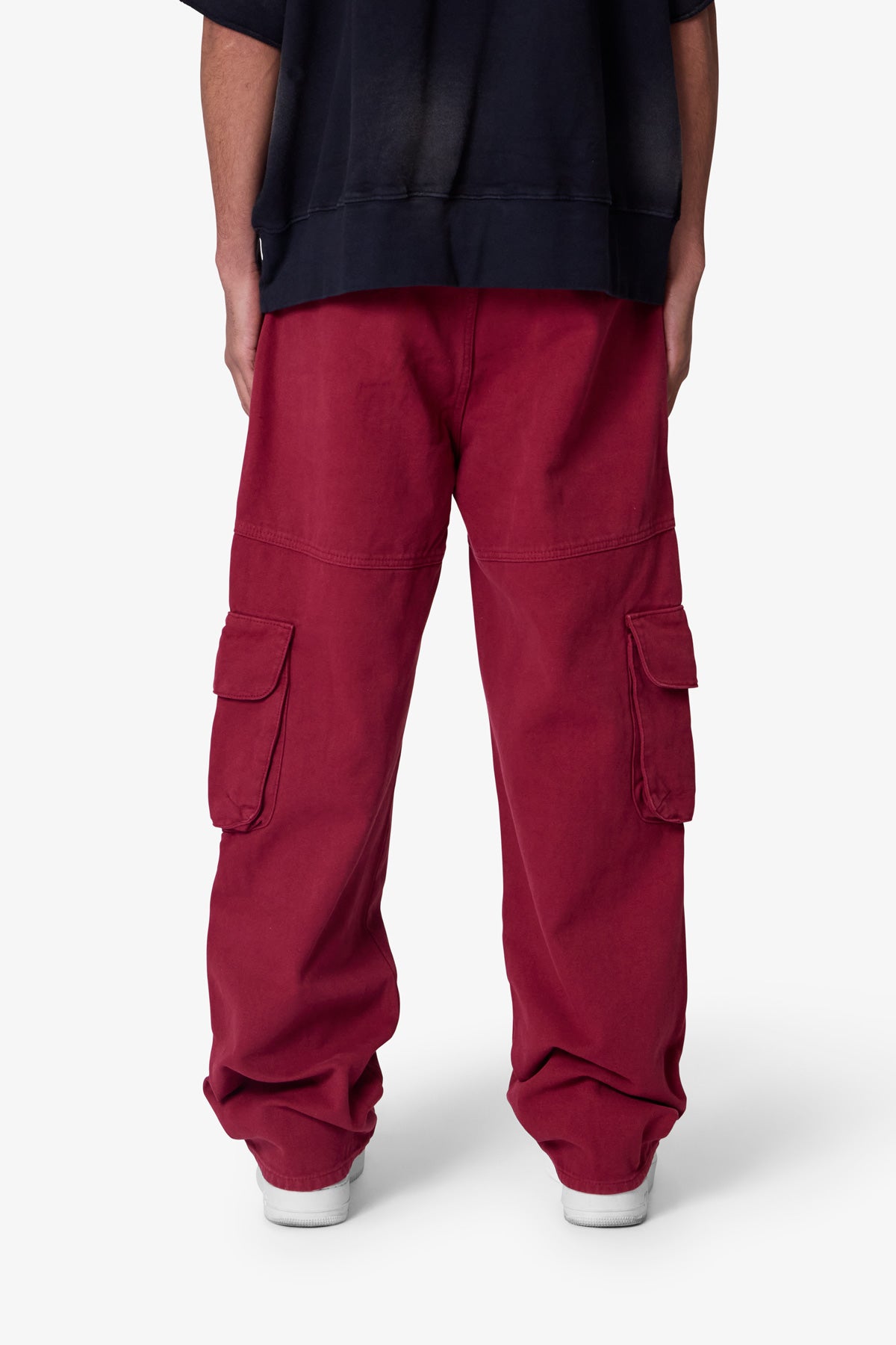 Ultra Baggy Pocketeer Denim - Burgundy
