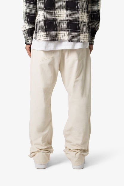 Ultra Baggy Ripstop Cargo Pants - Off White