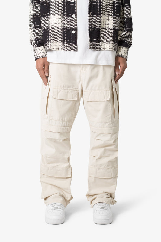 Ultra Baggy Ripstop Cargo Pants - Off White