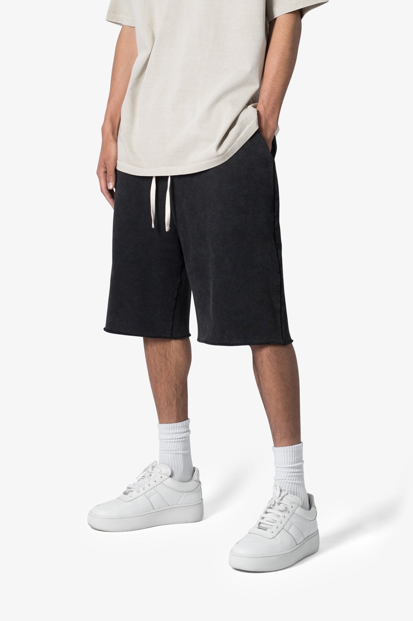 Ultra Baggy Sweatshorts - Washed Black
