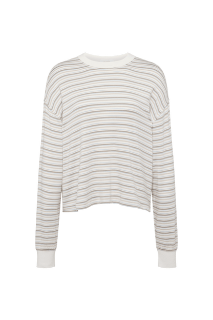 Boyfriend Stripe Tee | Cocoa Sky Stripe