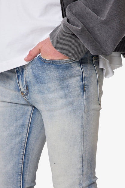 X514 Skinny Stacked Denim - Medium Blue