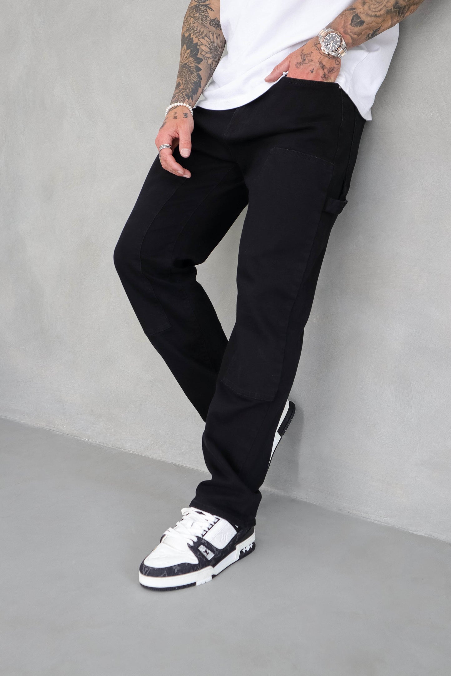CARPENTER JEANS - WASHED BLACK